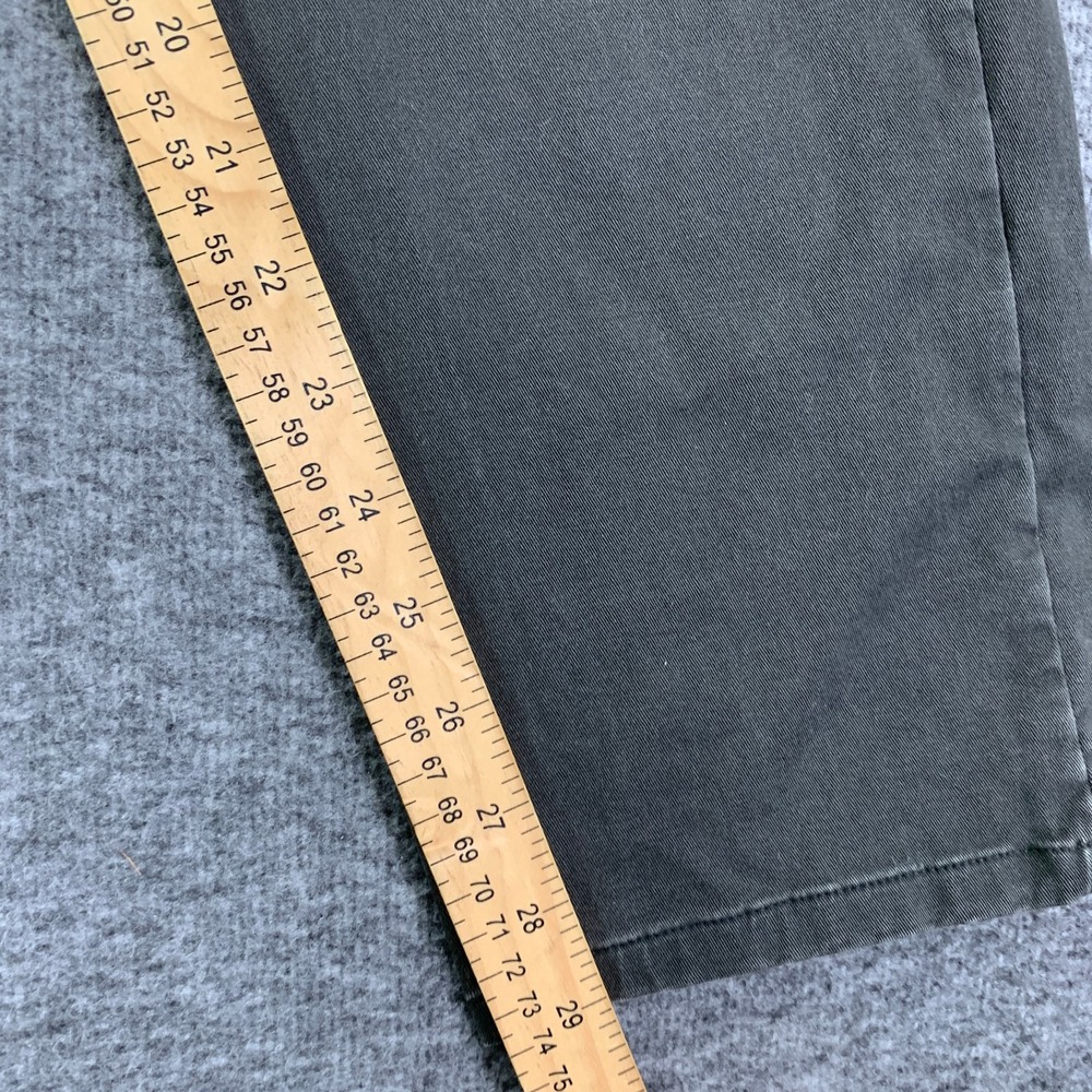 Mott & Bow Chino Pants Mens 33x29 Gray Trousers Modern Cotton - Picture 10 of 14